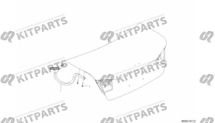 Крышка багажника Lifan Solano 2