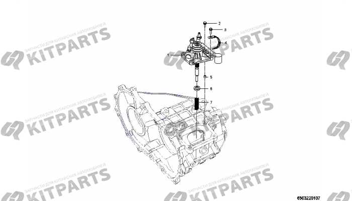 Механизм переключения передач Lifan Solano 2