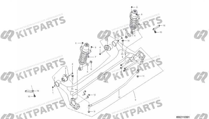 Задняя подвеска Lifan Solano 2