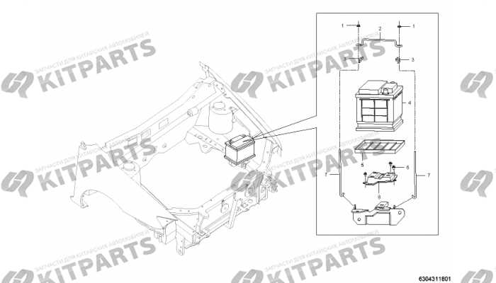 Аккумулятор Lifan Solano New (2014-2016 г.в.)