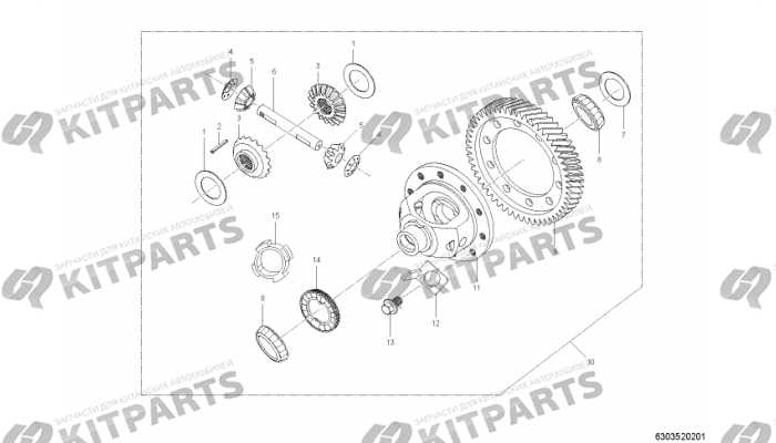 Дифференциал Lifan Solano New (2014-2016 г.в.)