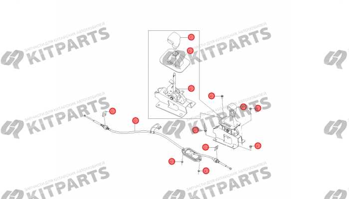 Рычаг переключения передач Lifan Solano New (2014-2016 г.в.)