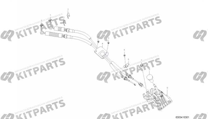 Трос переключения передач Lifan Solano New (2014-2016 г.в.)