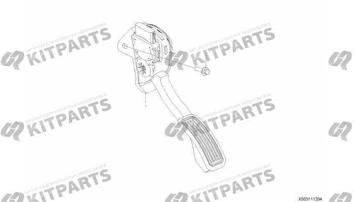 Педаль газа Lifan X50