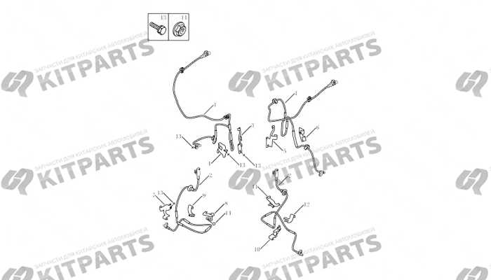 WHEEL SPEED SENSOR Geely Emgrand X7