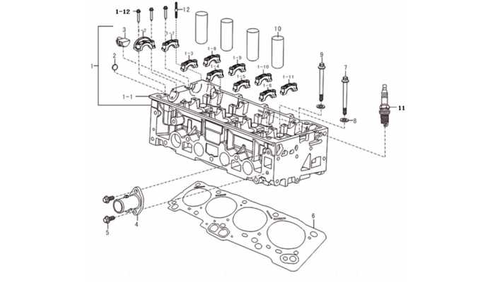 Головка блока цилиндров Lifan Smily