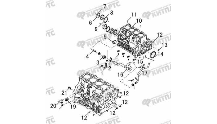 Блок цилиндров Great Wall Hover H5